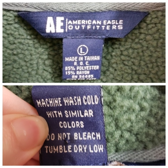 American Eagle Outiffters Green Performance Vest - Picture 7 of 8